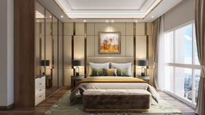 Bedroom in 3 BHK Apartment at Prestige Jasdan Classic, Mahalaxmi – for Sale