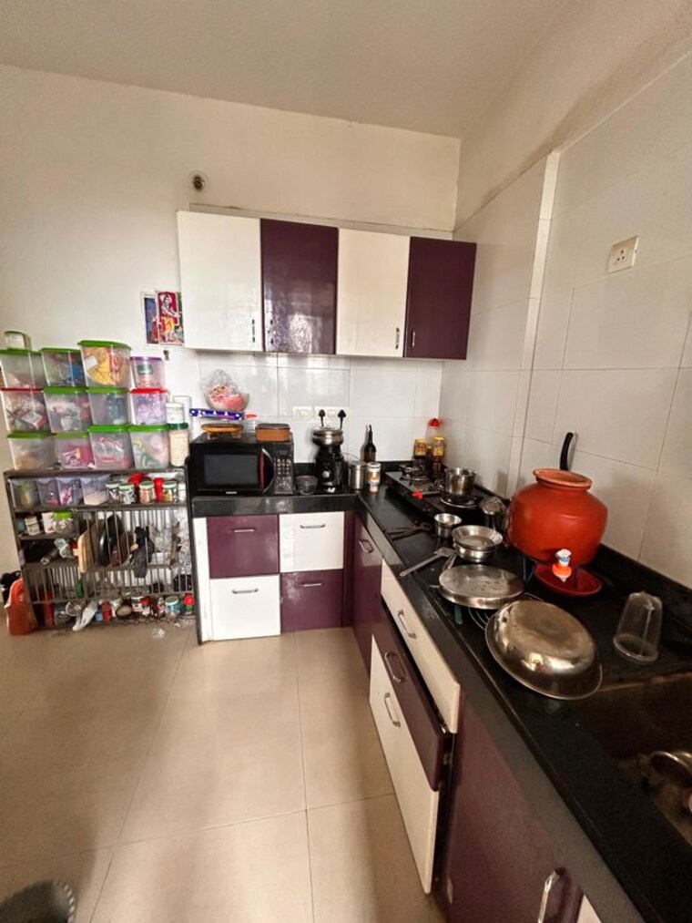 Kitchen, alfa-life-scapes 3 Bedroom 890 Sq.Ft. Apartment In Wagholi Pune 10584655