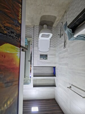 Bathroom in 3 BHK Apartment at NG Grand Plaza, Ghansoli – for Rent