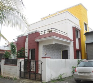 3 BHK Villa – Exterior View View at Vardhaman Residency Wakad, Wakad - for Rent