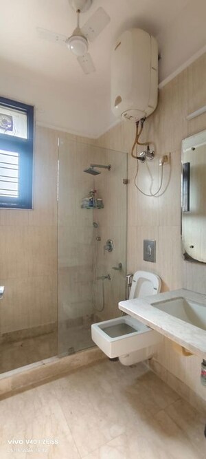 Bathroom in 2 BHK Apartment at Defence Colony – for Rent