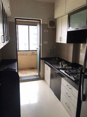 Kitchen in 2 BHK Apartment at K Raheja Interface Heights, Malad West – for Rent