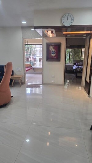 Living Room in 3 BHK Apartment at Bal Ratna CHS, Goregaon West – for Rent