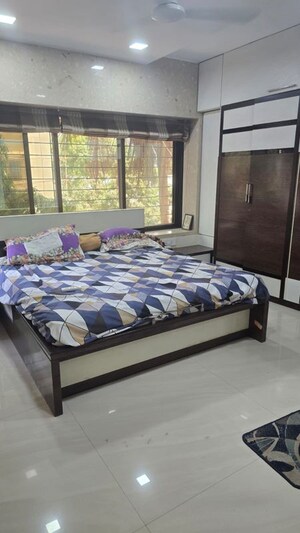 Bedroom in 3 BHK Apartment at Bal Ratna CHS, Goregaon West – for Rent