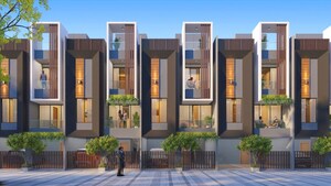 4 BHK Villa – Exterior View View at Moshi - for Sale