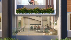 4 BHK Villa – Exterior View View at Moshi - for Sale