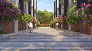 4 BHK Villa – Exterior View View at Moshi - for Sale