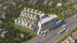 4 BHK Villa – Exterior View View at Moshi - for Sale