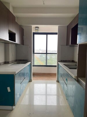 Kitchen in 3 BHK Apartment at Kalpataru Magnus, Bandra East – for Rent