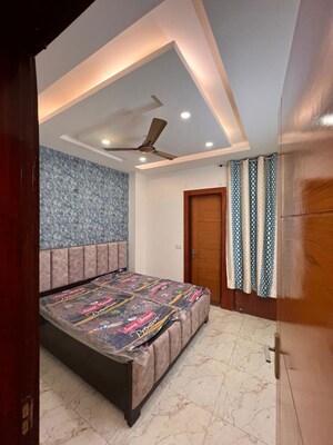 Bedroom in 3 BHK Builder Floor at Maya Homes, Indrapuram – for Rent