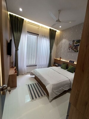 Bedroom in 3 BHK Apartment at Beharay Rathi Hillview Residency, Kothrud – for Sale