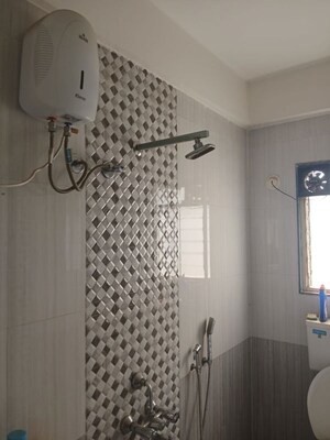 Bathroom in 2 BHK Apartment at Vardhaman Heights, Rahatani – for Rent