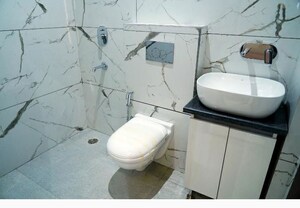 Bathroom in 1 BHK Apartment at Aura Homes, Patiala Road – for Sale