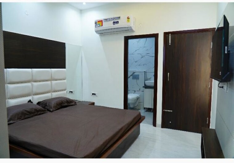 Bedroom, aura-homes 1 Bedroom 1000 Sq.Ft. Apartment In Patiala Road Zirakpur 10584864
