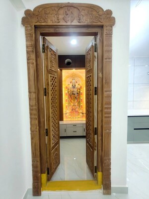 Building Lobby in 3 BHK Builder Floor at Vijayapuri Colony – for Sale