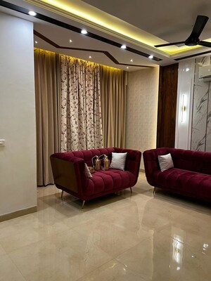 Living Room in 3 BHK Apartment at Affinity Greens, International Airport Road – for Rent