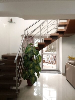 Staircase in 4 BHK Villa at  Army Welfare CHS, Nerul – for Rent