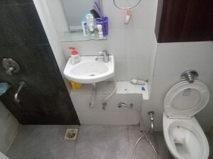 Bathroom in 2 BHK Apartment at Maharaja Retreat CHS, Goregaon East – for Rent