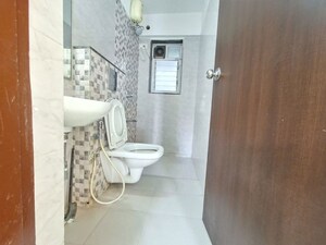 Bathroom in 1 BHK Apartment at The Wadhwa Solitaire, Kolshet Road – for Rent