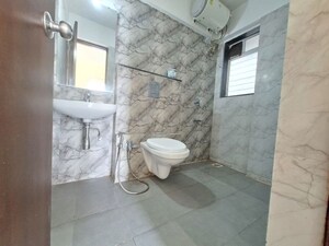Bathroom in 1 BHK Apartment at The Wadhwa Solitaire, Kolshet Road – for Rent