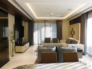 Living Room in 5 BHK Penthouse at Vasant Vihar – for Rent