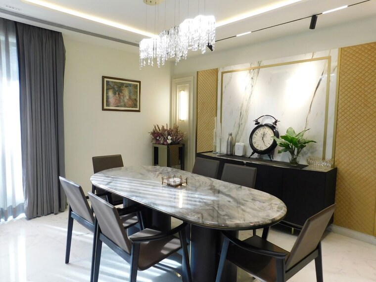 Dining area, vasant vihar 5 Bedroom 5000 Sq.Ft. Penthouse In Vasant Vihar Delhi 10584978