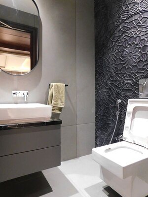 Bathroom in 5 BHK Penthouse at Vasant Vihar – for Rent
