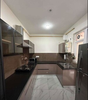 Kitchen in 3 BHK Apartment at Aura Gazania, Nabha – for Rent