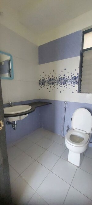 Bathroom in 3 BHK Apartment at Nanded Asawari, Nanded – for Rent