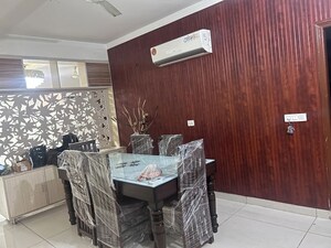 Dining area in 4 BHK Apartment at Nagla Road – for Rent