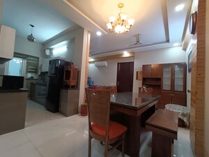 Dining area in 3 BHK Apartment at Bliss Orra, Ambala Highway – for Rent