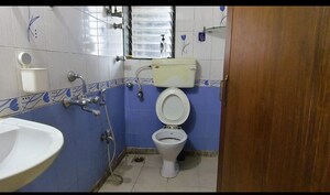 Bathroom in 2 BHK Apartment at J P Residency, Malad West – for Rent