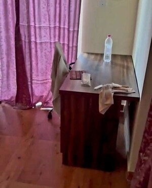 Bathroom in 3 BHK Apartment at Ansals Celebrity Greens, Sushant Golf City – for Rent
