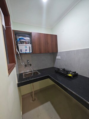 Kitchen in 1 RK Builder Floor at Ansal API Versalia, Sector 67a – for Rent