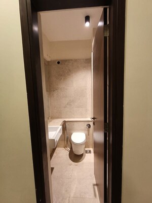 Bathroom in 2 BHK Apartment at Sheth Auris Serenity Tower 3, Malad West – for Rent