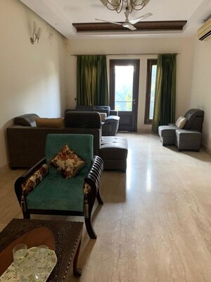Living Room in 4 BHK Builder Floor at Safdarjung Enclave – for Sale