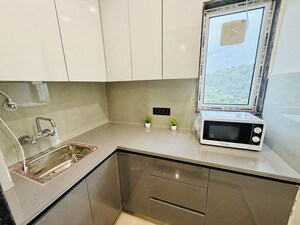 Kitchen in Studio Builder Floor at Sector 30 – for Rent