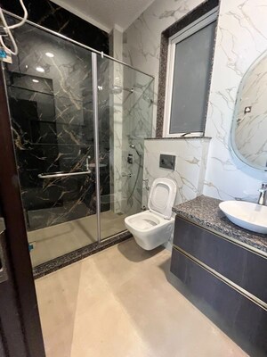 Bathroom in 3 BHK Builder Floor at Chittaranjan Park – for Rent