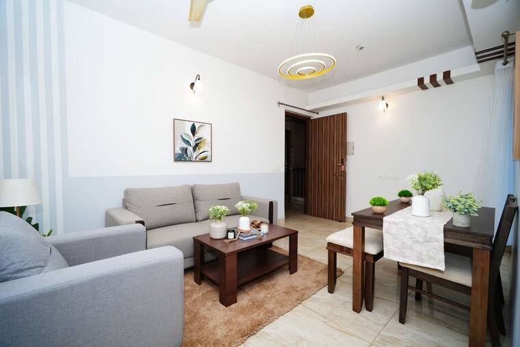 Living Room, ska-greenarch 2 Bedroom 1000 Sq.Ft. Apartment In Sector 16b Greater Noida Greater Noida 10585240