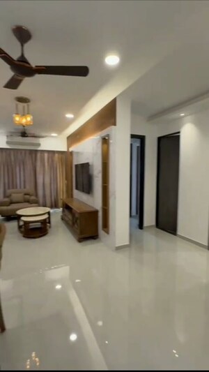 Living Room in 2 BHK Apartment at Dev Leo Tower, Oshiwara – for Rent