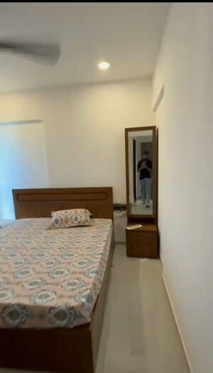 Bedroom in 2 BHK Apartment at Dev Leo Tower, Oshiwara – for Rent