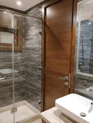 Bathroom in 4 BHK Builder Floor at Chittaranjan Park – for Rent