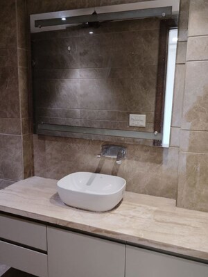 Bathroom in 4 BHK Builder Floor at Chittaranjan Park – for Rent