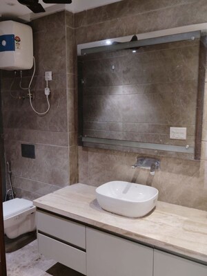 Bathroom in 4 BHK Builder Floor at Chittaranjan Park – for Rent