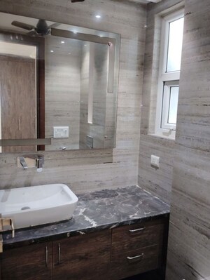 Bathroom in 4 BHK Builder Floor at Chittaranjan Park – for Rent