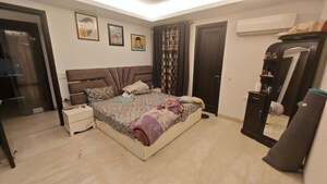 Bedroom in 3 BHK Builder Floor at Nehru Enclave – for Rent