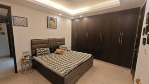 Bedroom in 3 BHK Builder Floor at Nehru Enclave – for Rent
