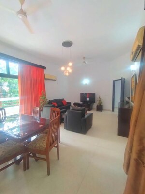 Living Room in 3 BHK Apartment at Defence Colony – for Rent