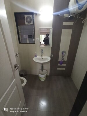 Bathroom in 2 BHK Apartment at Pethkar Samrajya, Kothrud – for Rent