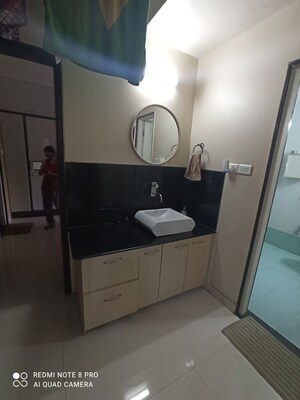 Bathroom in 2 BHK Apartment at Pethkar Samrajya, Kothrud – for Rent